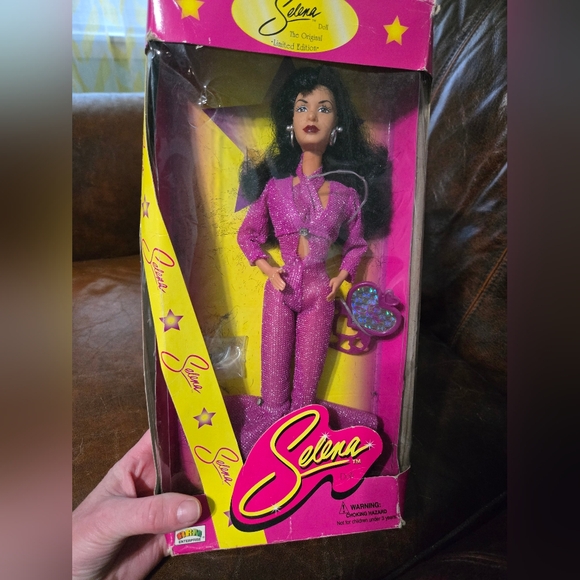 Selena Doll in Sparkly Purple Outfit